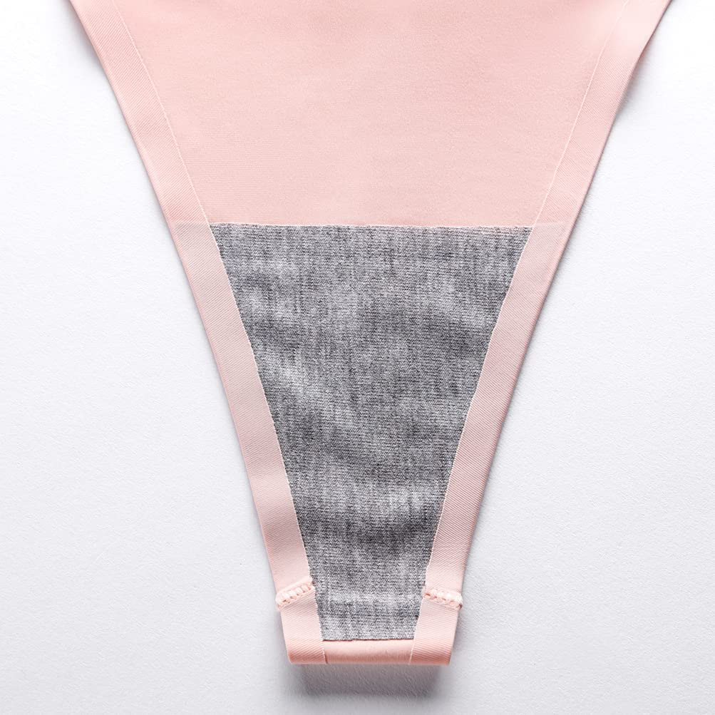 Closecret Lingerie Women 6 Pack Seamless Thongs Underwear Ice Silk Comfy G-string Panties Apparel & Accessories > Clothing > Underwear & Socks > Underwear Closecret