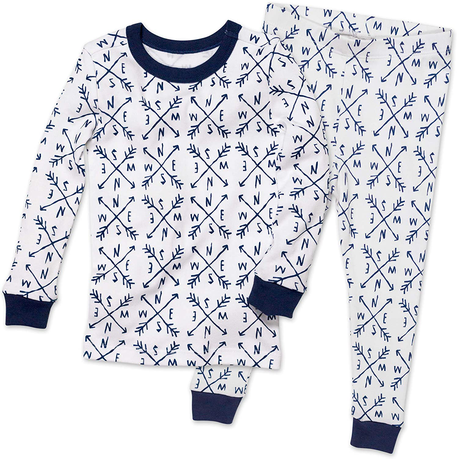 Honestbaby Organic Cotton 2-Piece Snug Fit Pajama Set Apparel & Accessories > Clothing > Sleepwear & Loungewear > Pajamas Kylie Max