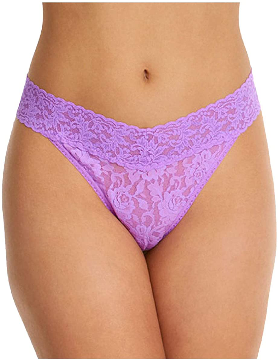 hanky panky Women's Signature Lace Original Rise Thong Apparel & Accessories > Clothing > Underwear & Socks > Underwear hanky panky