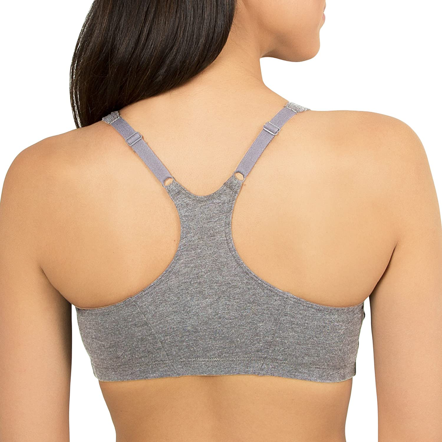 Fruit of the Loom Women'S Adjustable Shirred Front Racerback Sports Bra Apparel & Accessories > Clothing > Underwear & Socks > Bras Kylie Max