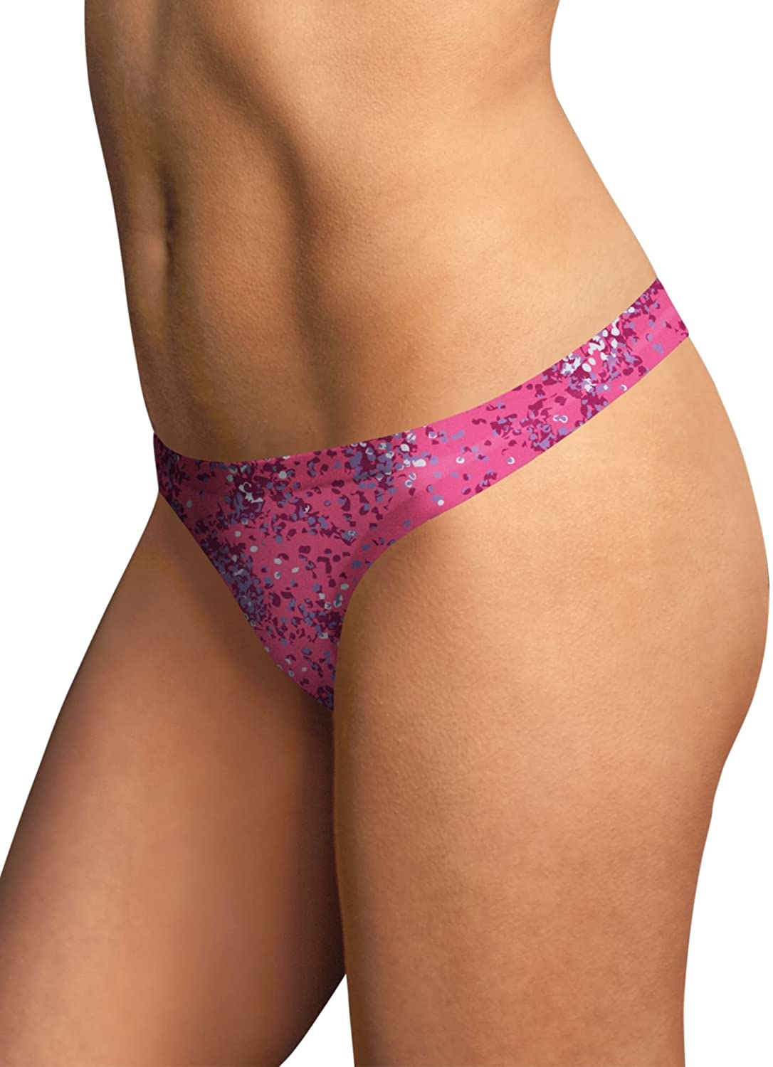 Maidenform Women'S Comfort Devotion Hipster Panty Apparel & Accessories > Clothing > Underwear & Socks > Underwear Maidenform Thong - Navy W/Wh Dot Thong 5