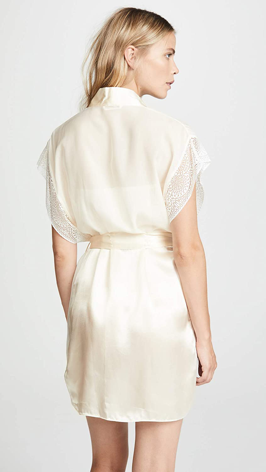 Calvin Klein Womens Ck Black Endless Robe Apparel & Accessories > Clothing > Sleepwear & Loungewear > Robes Calvin Klein