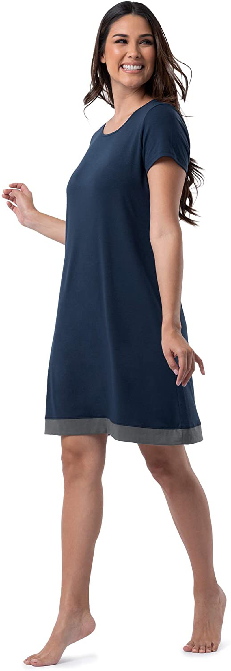 Fruit of the Loom Women'S Super Soft and Breathable Sleep Shirt Apparel & Accessories > Clothing > Sleepwear & Loungewear > Nightgowns Kylie Max