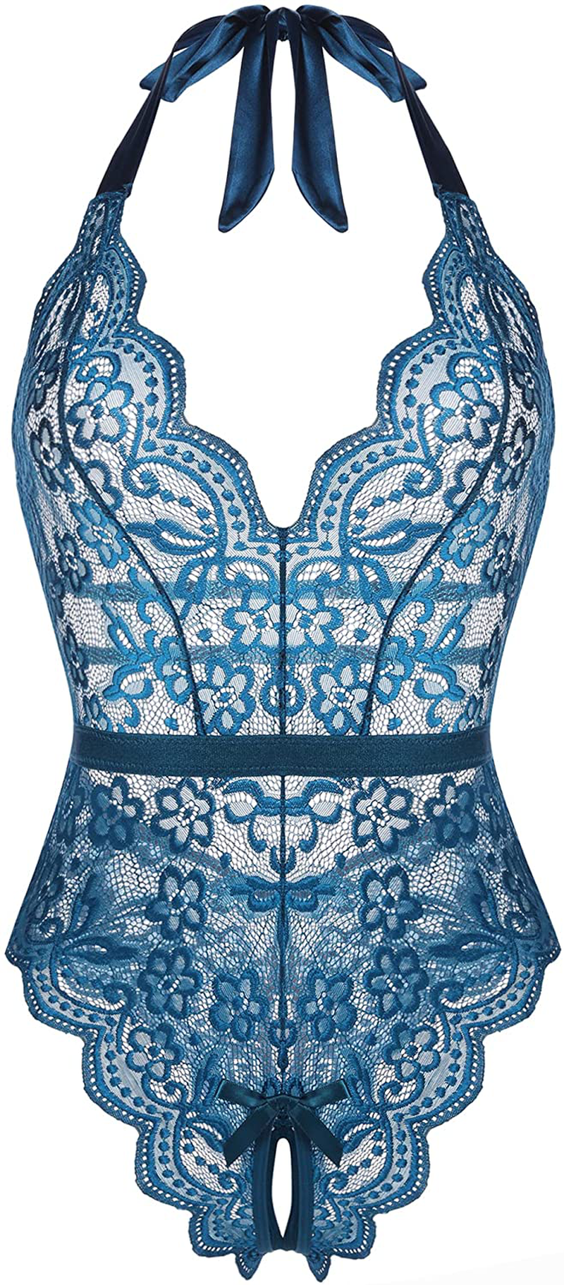 LOLLO VITA Women Lingerie Lace Bodysuit One Piece Babydoll Teddy Chemise Sleepwear Apparel & Accessories > Clothing > Underwear & Socks > Lingerie LOLLO VITA 2-green XX-Large Wide