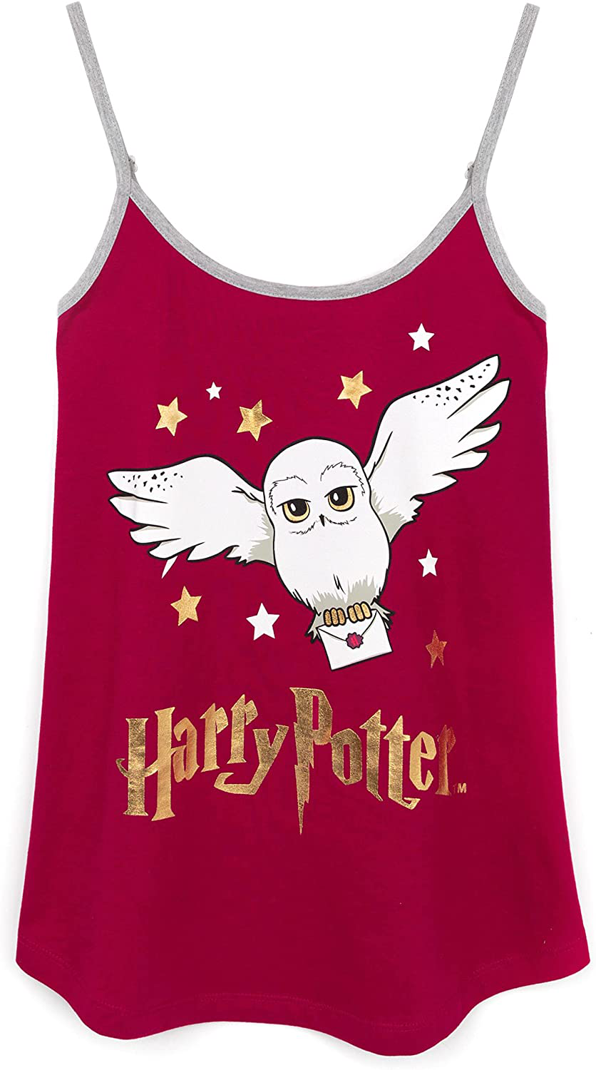 Harry Potter Pyjamas Womens Adults Hedwig Vest & Shorts Loungewear Apparel & Accessories > Clothing > Sleepwear & Loungewear > Pajamas Harry Potter