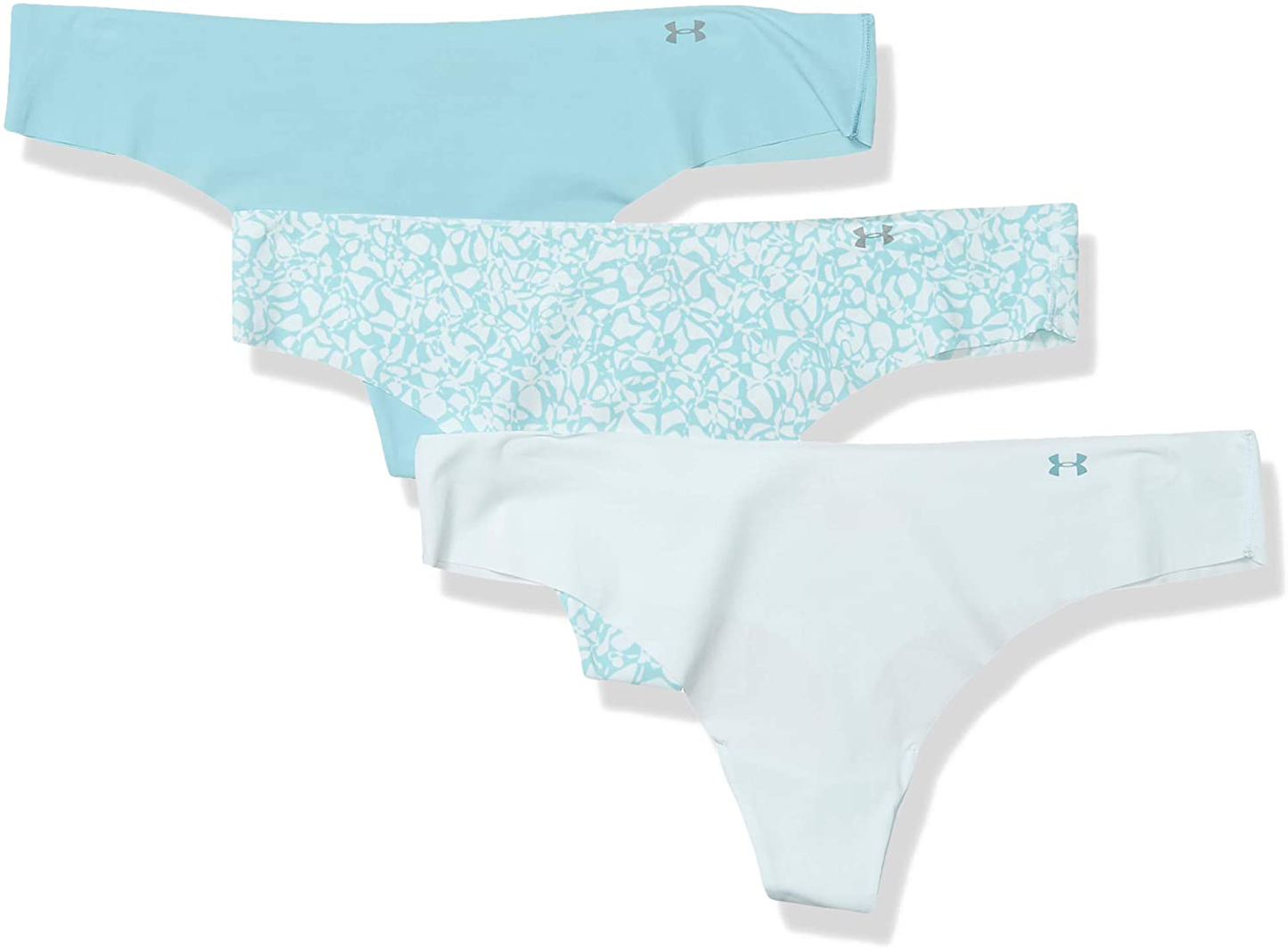 Under Armour Women's Thong Printed Underwear, 3-Pack Apparel & Accessories > Clothing > Underwear & Socks > Underwear Under Armour Rift Blue (462)/Blue Haze X-Small
