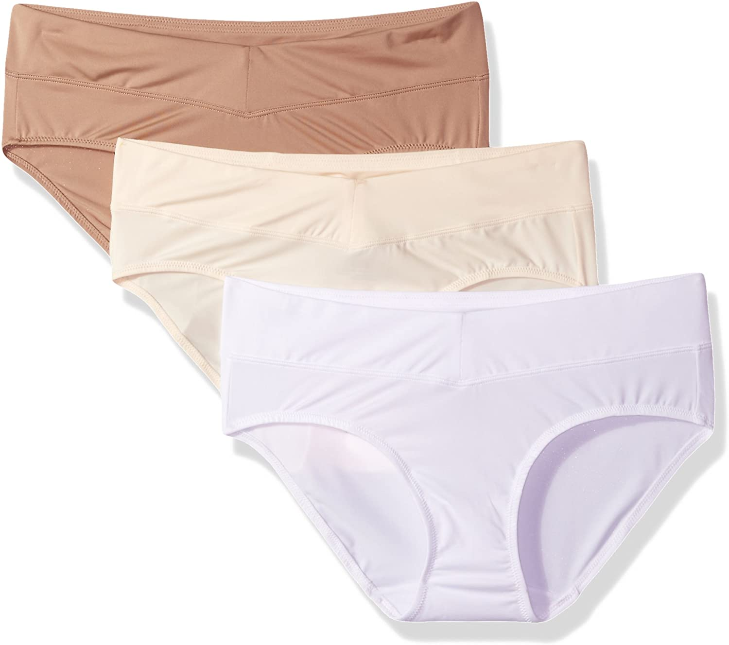 Warner'S Women'S Blissful Benefits No Muffin Top 3 Pack Hipster Panties Apparel & Accessories > Clothing > Underwear & Socks > Underwear Warner's