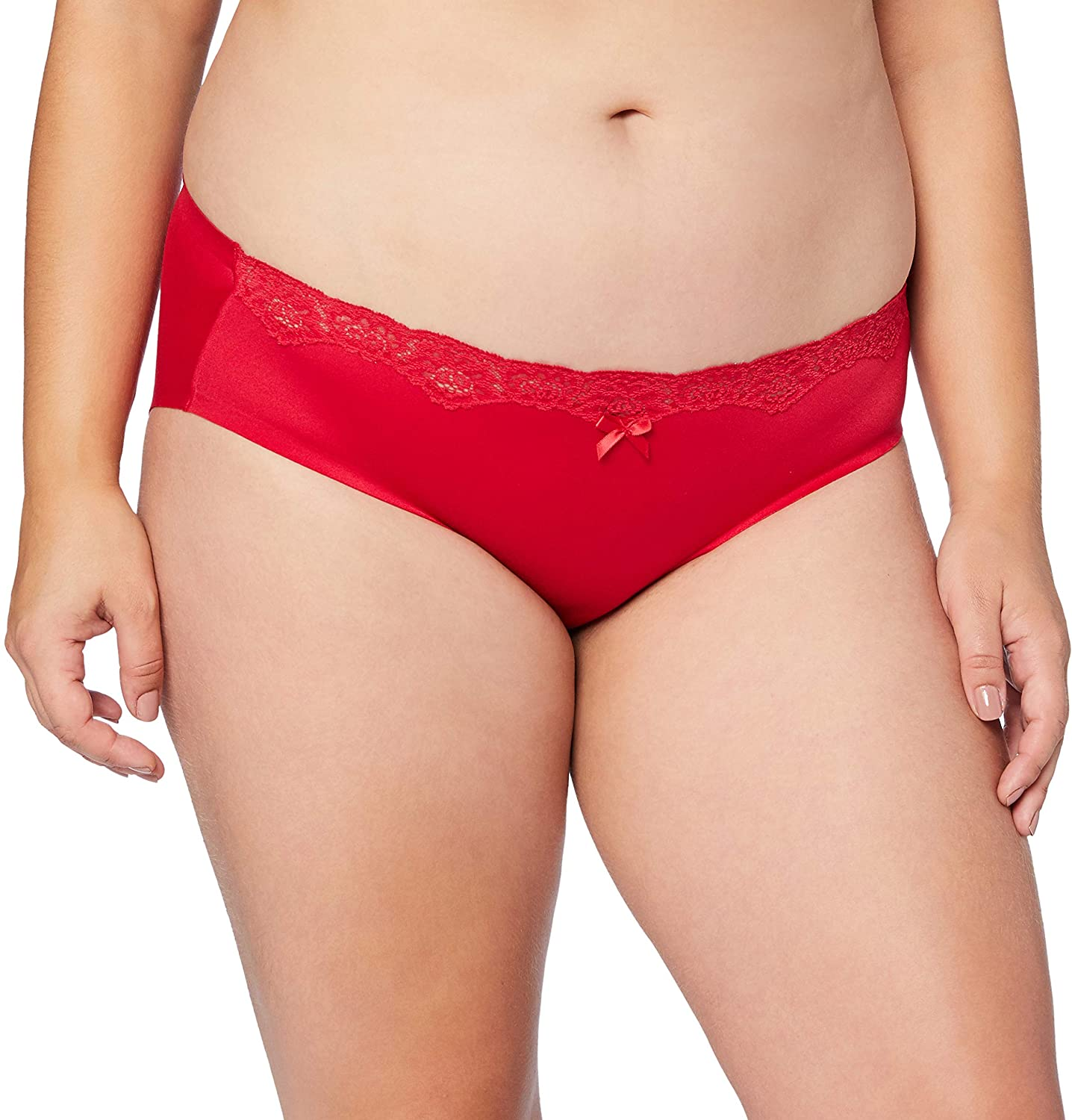 Maidenform Women'S Comfort Devotion Hipster Panty Apparel & Accessories > Clothing > Underwear & Socks > Underwear Maidenform Embellished Hipster - Camera Red-y W/Black Embellished Hipster 6
