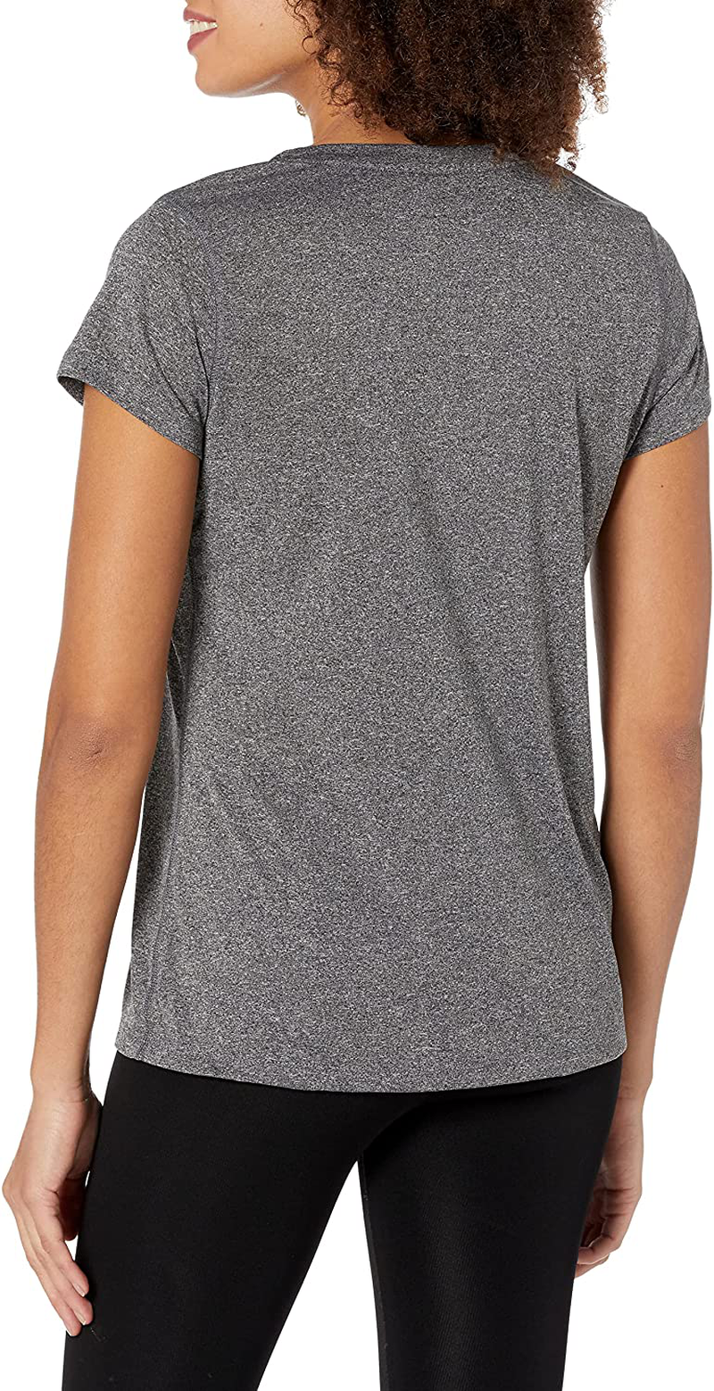 Hanes Sport Women'S Heathered Performance V-Neck Tee Apparel & Accessories > Clothing > Activewear Kylie Max