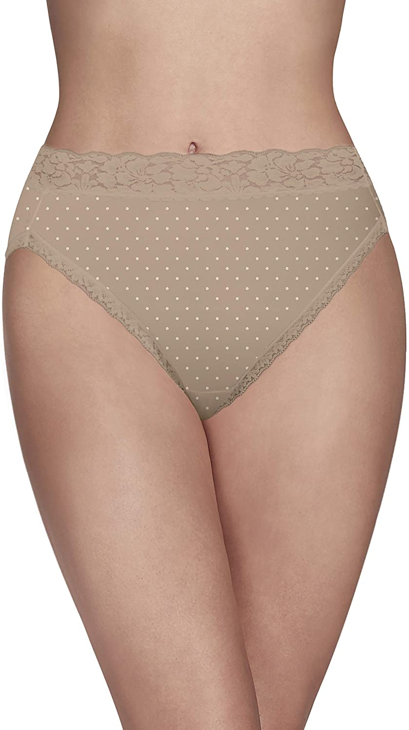 Vanity Fair Women'S Flattering Lace Panties Apparel & Accessories > Clothing > Underwear & Socks > Underwear Vanity Fair Hi Cut - Hinting Blue Stripe Hi Cut 6
