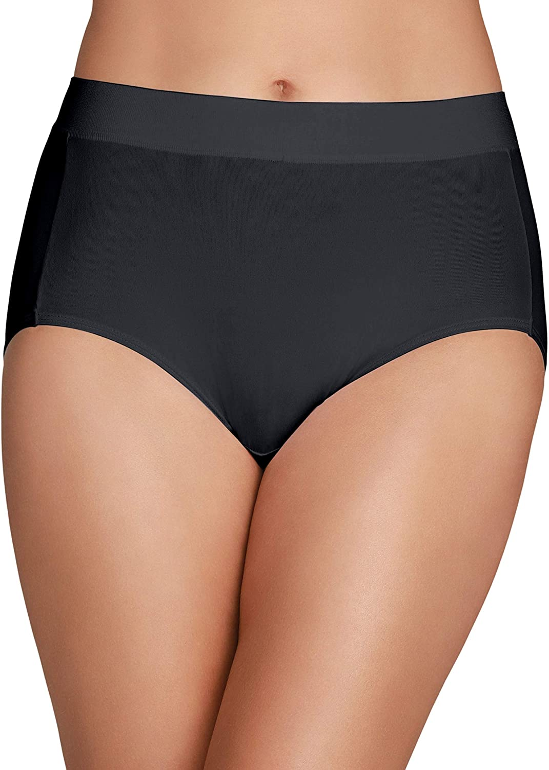 Vanity Fair Women'S beyond Comfort Seamless Waist Panties Apparel & Accessories > Clothing > Underwear & Socks > Underwear Vanity Fair Brief - Black Brief X-Large