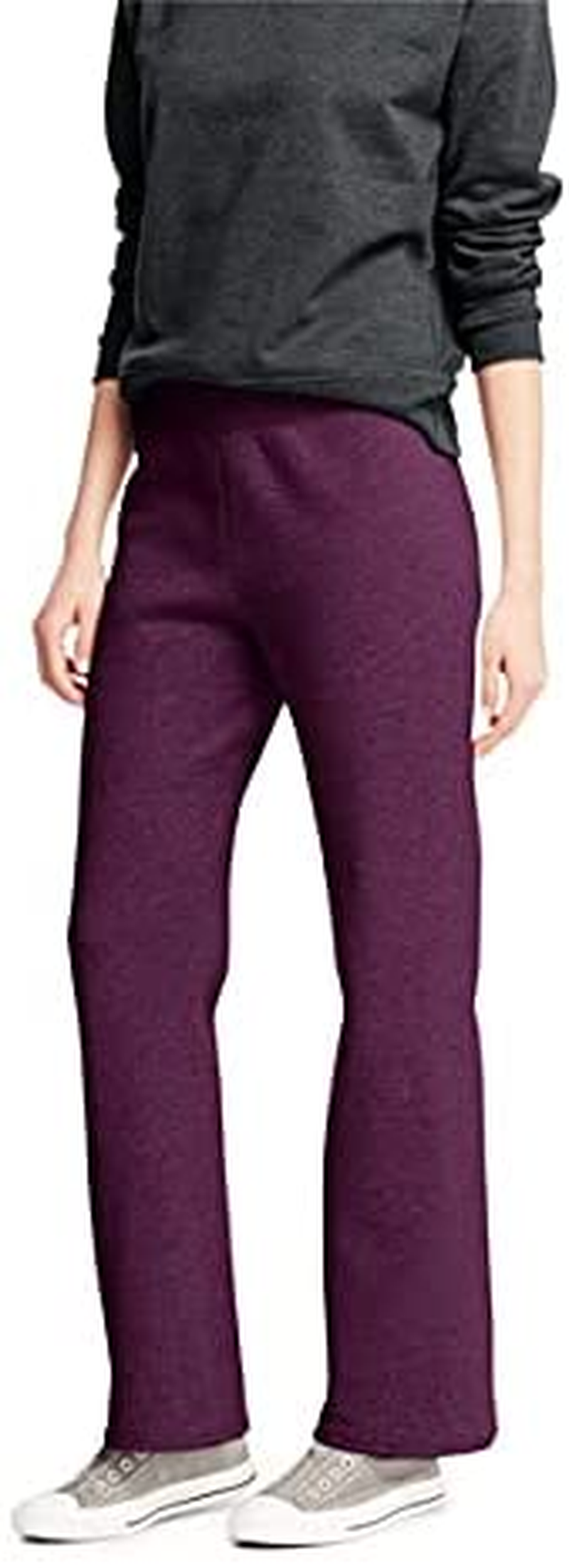 Hanes Women'S Ecosmart Open Bottom Leg Sweatpants Apparel & Accessories > Clothing > Underwear & Socks > Lingerie Hanes