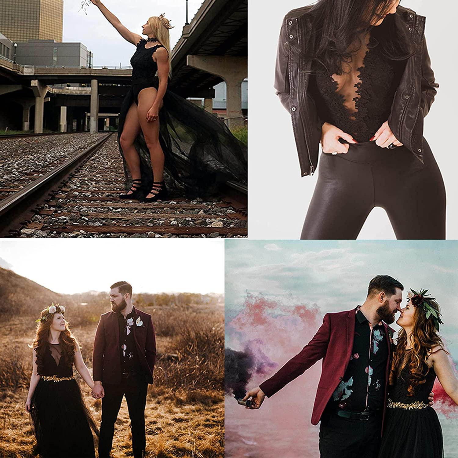 RARITYUS Women One Piece Sexy Lace Swimsuit Short Scoop Neck Jumpsuit Bodysuit See Through Mesh Teddies Apparel & Accessories > Clothing > Underwear & Socks > Lingerie RARITYUS