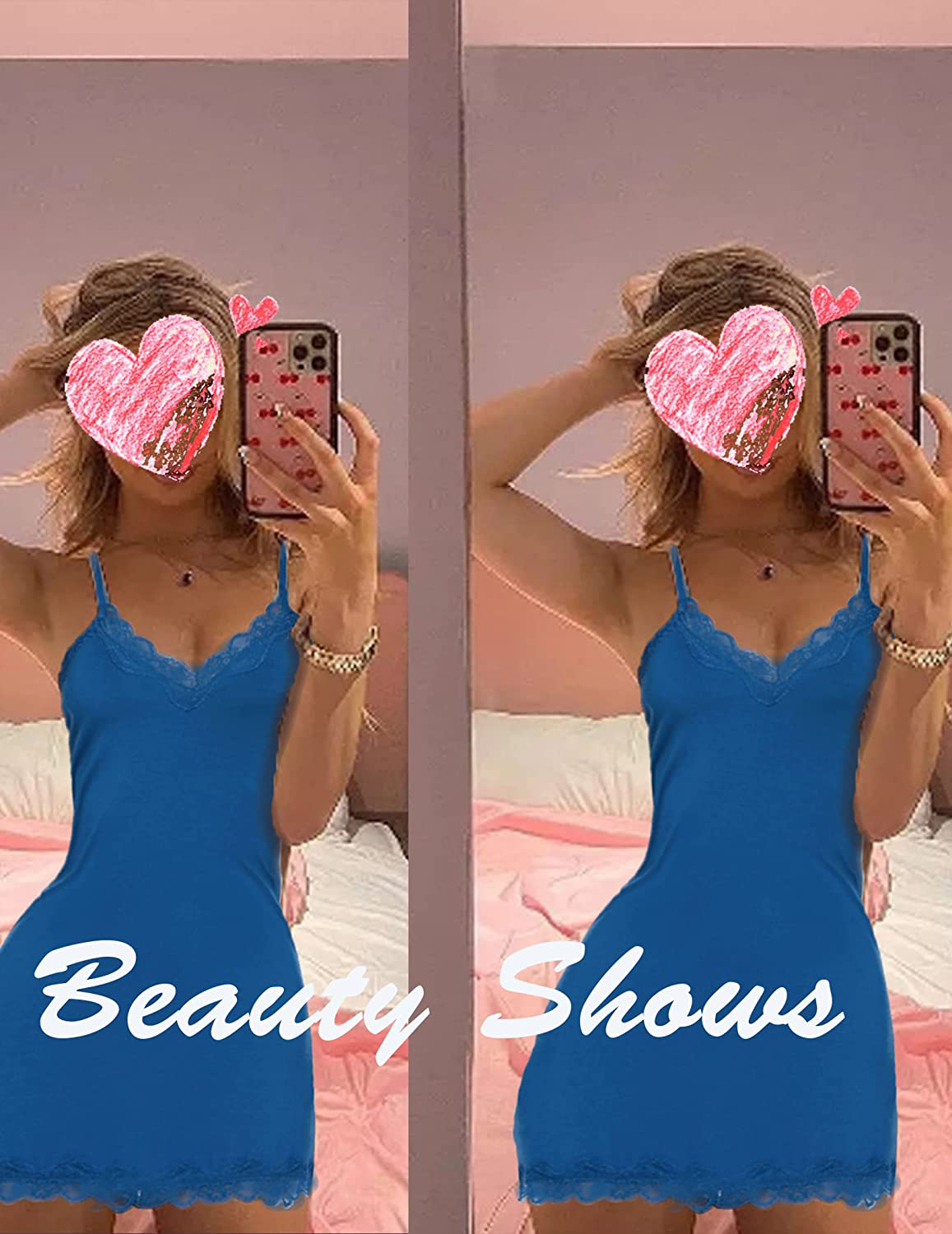 Avidlove Womens Sexy Sleepwear Sexy Chemise Lingerie Cotton Nightgowns for Women Apparel & Accessories > Clothing > Underwear & Socks > Lingerie Kylie Max