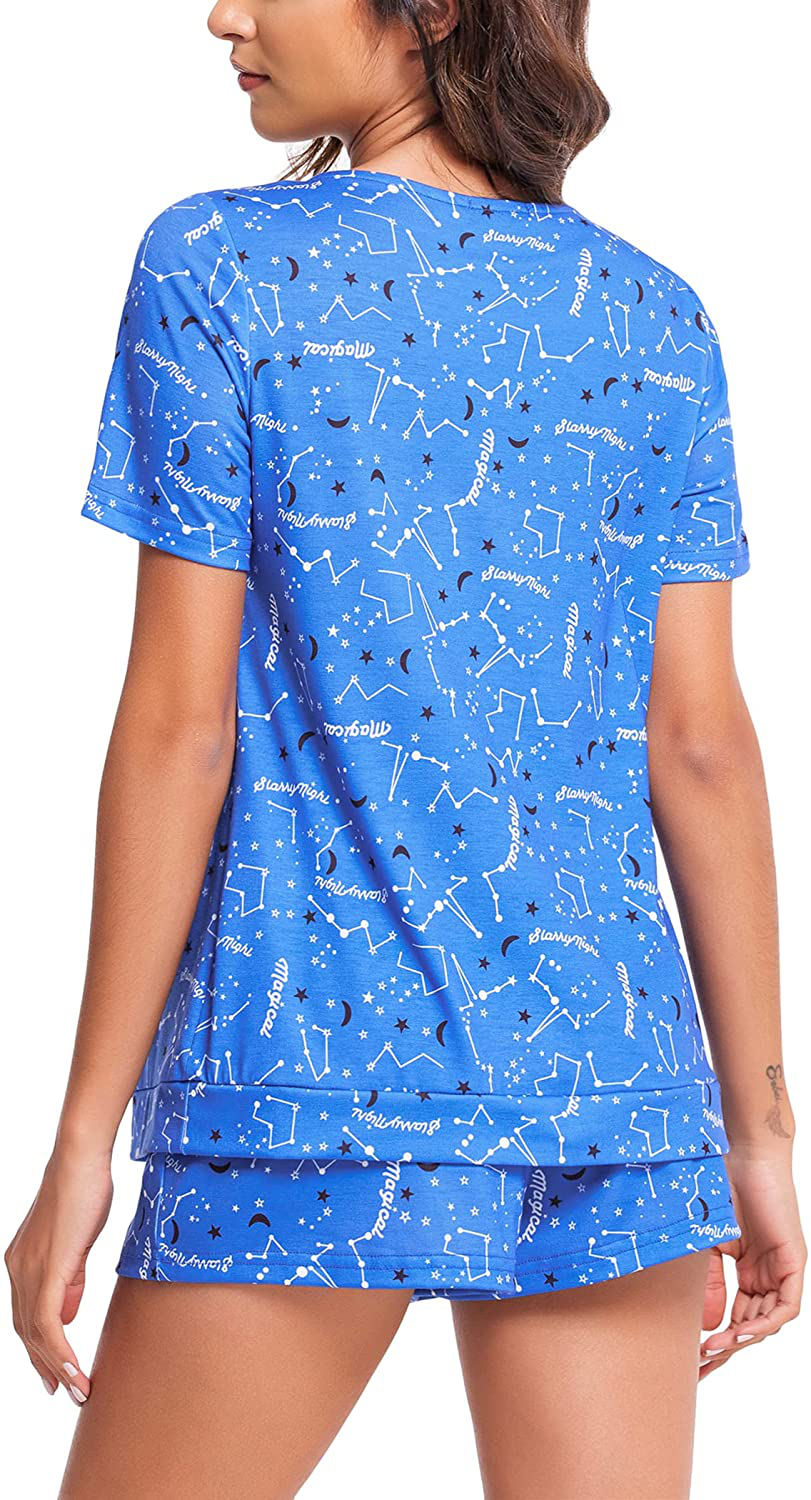 Avidlove Women'S Shorts Pajama Set Short Sleeve Sleepwear Nightwear Pjs S-XXL Apparel & Accessories > Clothing > Sleepwear & Loungewear Kylie Max