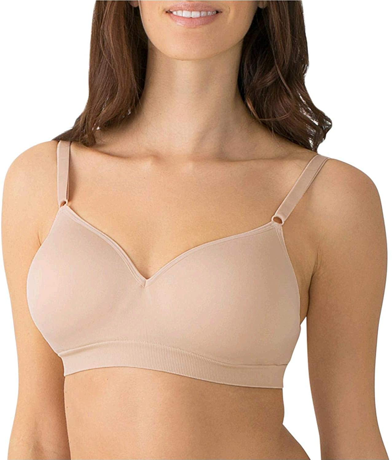 Fruit of the Loom Women's Seamless Wire Free Push-up Bra Apparel & Accessories > Clothing > Underwear & Socks > Bras Fruit of the Loom In the Buff 34C
