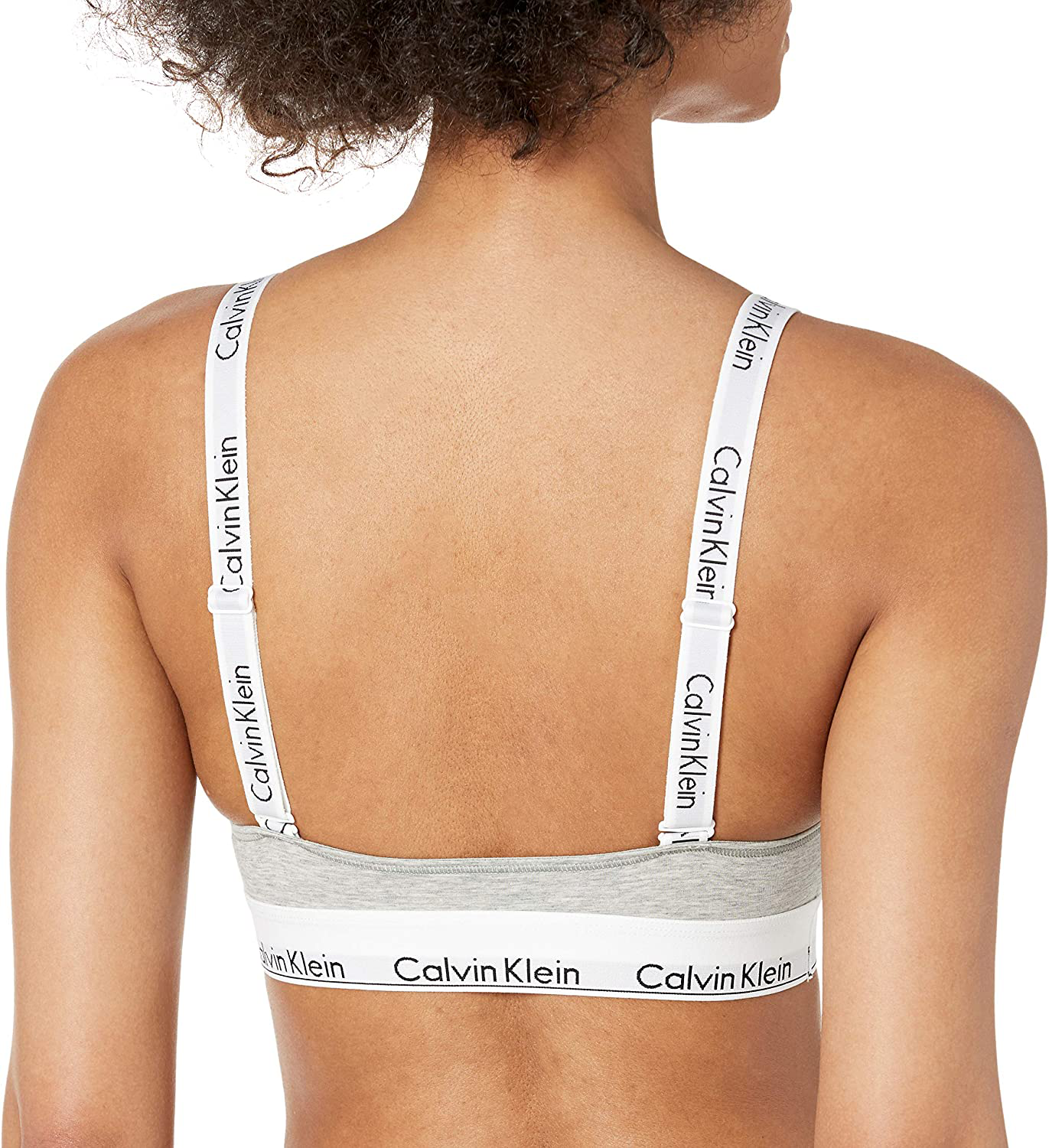 Calvin Klein Women'S Modern Cotton Unlined Triangle Crossback Bralette Apparel & Accessories > Clothing > Underwear & Socks > Bras Kylie Max