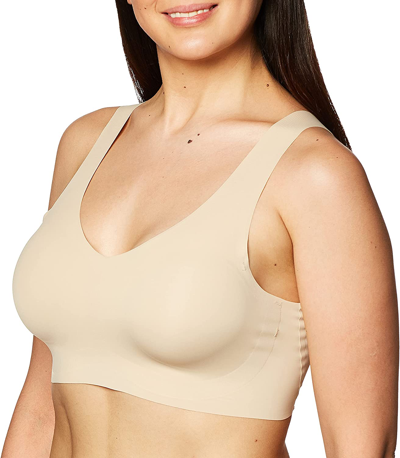 Hanes Women'S Invisible Embrace Comfortflex Fit Wirefree Bra MHG561 Apparel & Accessories > Clothing > Underwear & Socks > Bras Kylie Max