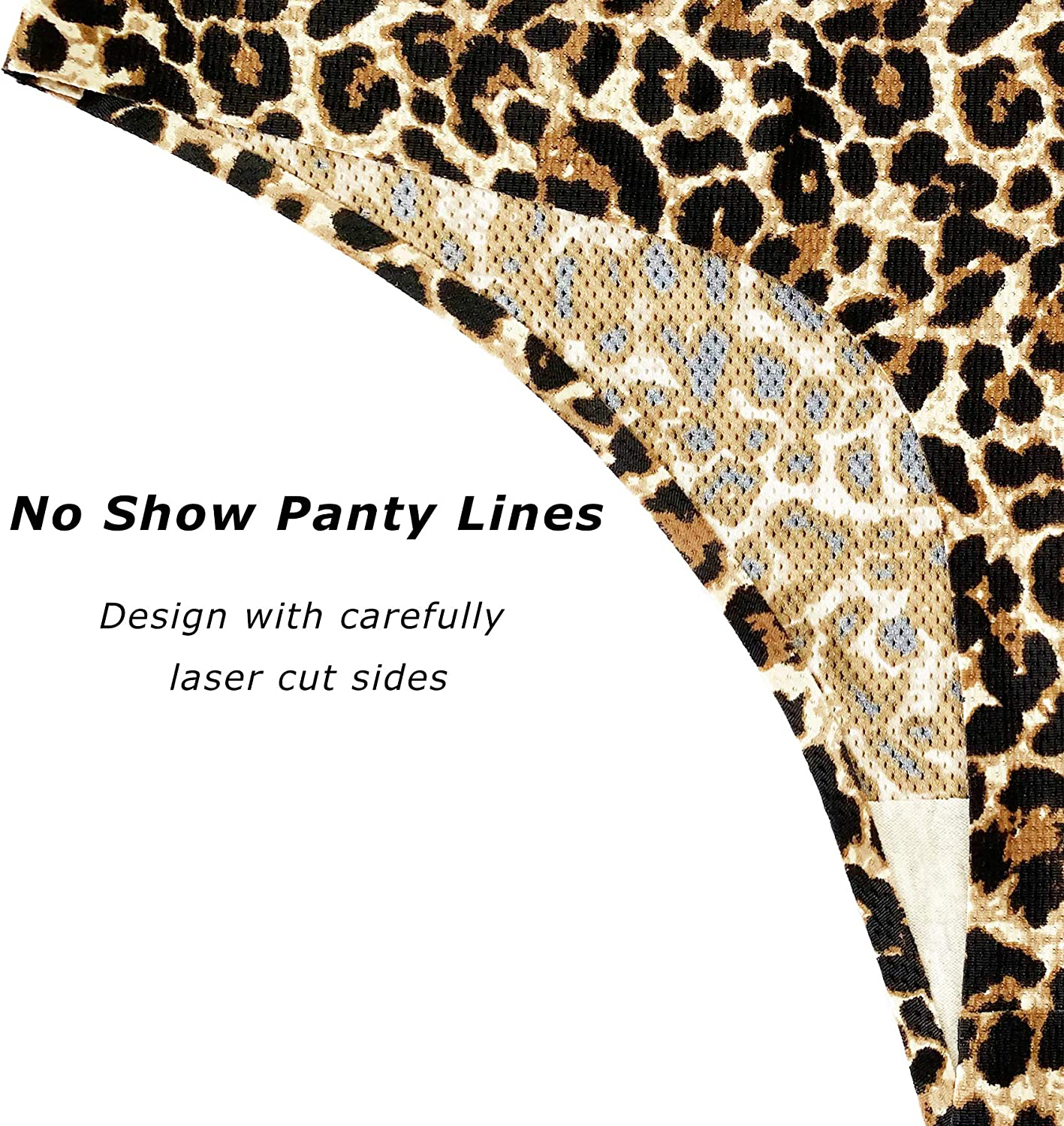 CRISAN Seamless Thongs for Women Nylon No Show Thong Underwear Women 6 Pack Apparel & Accessories > Clothing > Underwear & Socks > Underwear CRISAN