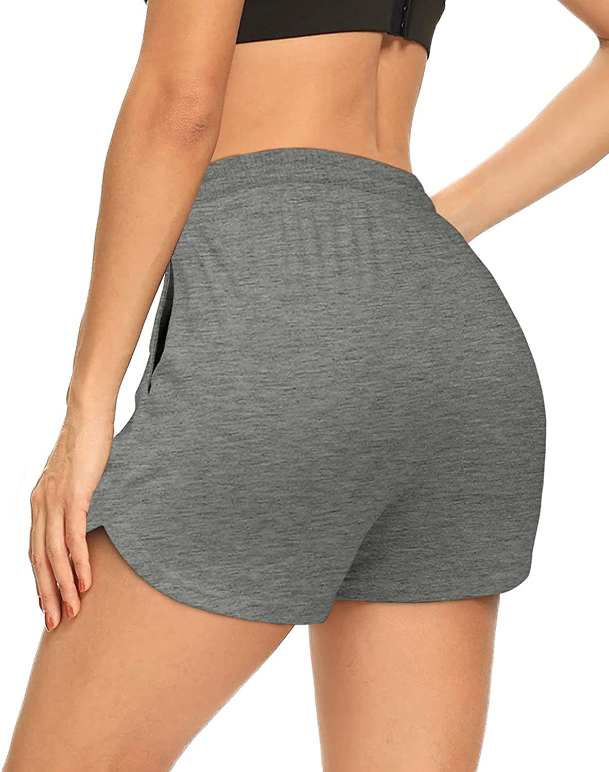OFEEFAN Womens Athletic Shorts Running Dolphin Shorts with Pockets and Drawstring Apparel & Accessories > Clothing > Shorts Kylie Max