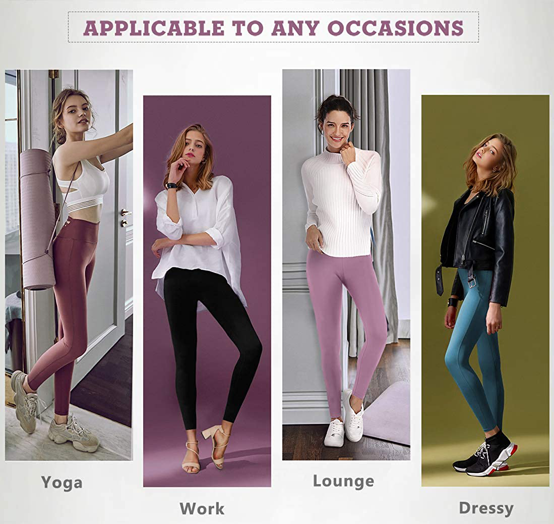IUGA High Waisted Leggings for Women Workout Leggings with Inner Pocket Yoga Pants for Women Apparel & Accessories > Clothing > Activewear KYLIE MAX