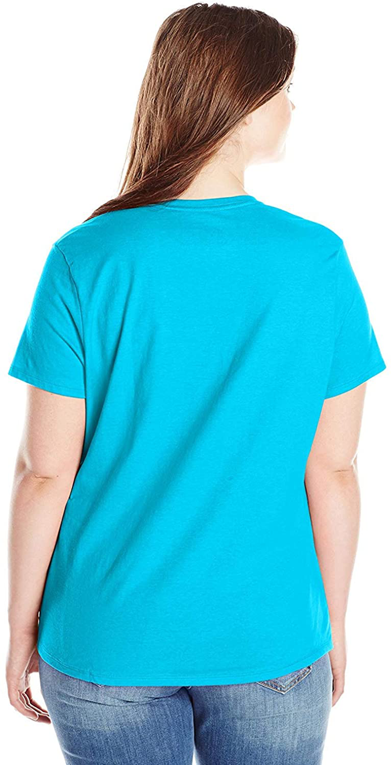 Just My Size Women'S Plus-Size Short-Sleeve V-Neck T-Shirt Apparel & Accessories > Clothing > Activewear Kylie Max