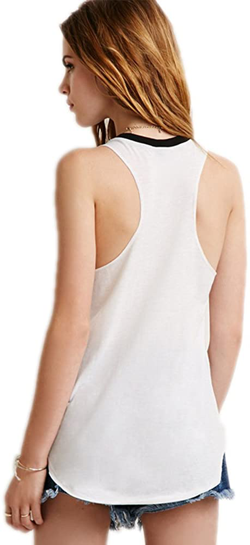 VOGUE CODE Women'S Stylish Tongue Print Camisole Shirt Tank Top I-Shaped Vest Apparel & Accessories > Clothing > Activewear Kylie Max