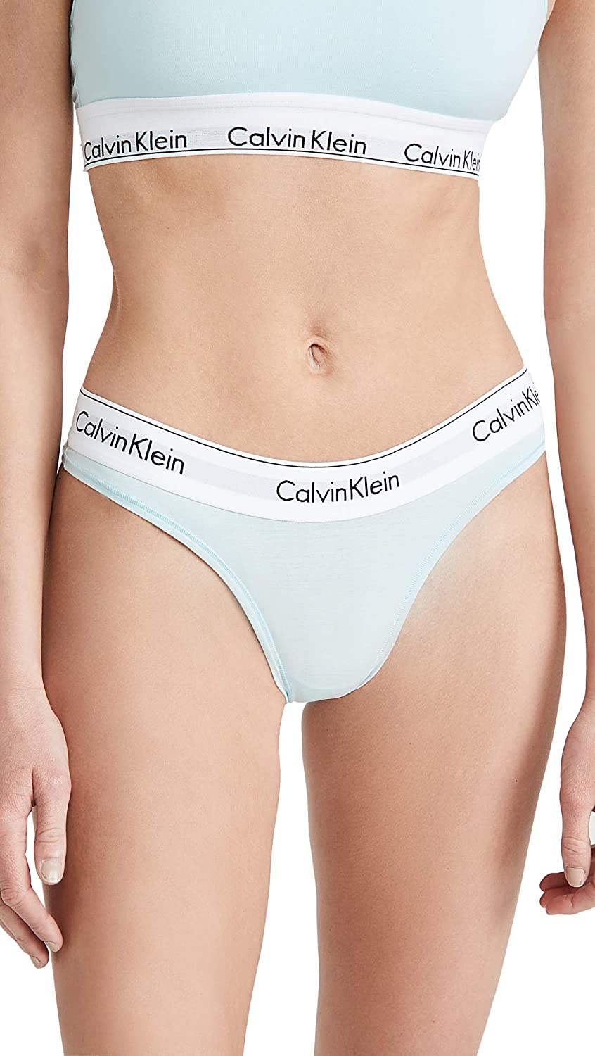Calvin Klein Women'S Modern Cotton Brazilian Cut Panty Apparel & Accessories > Clothing > Underwear & Socks > Underwear Calvin Klein Frost Blue Large