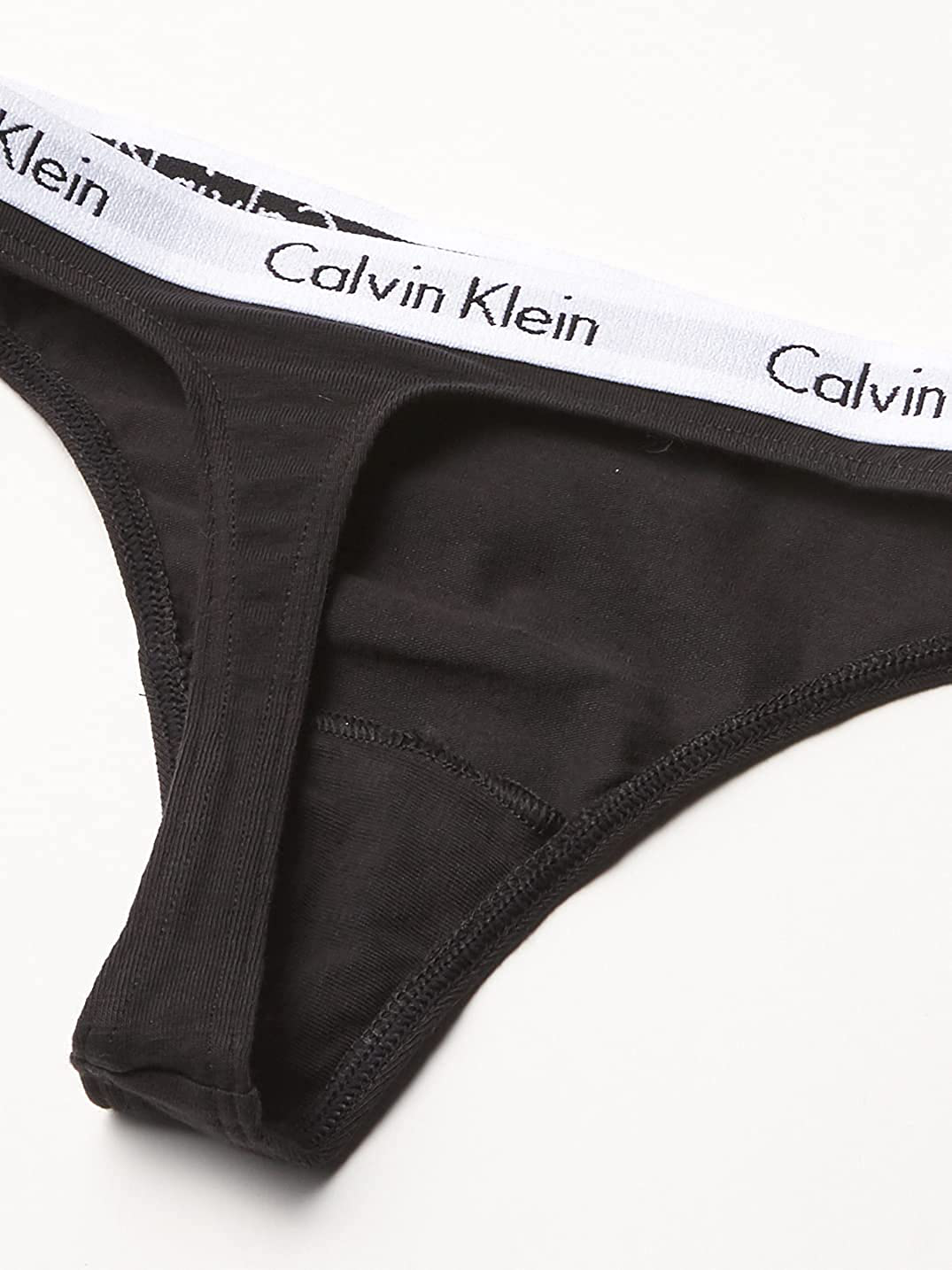Calvin Klein Women's Carousel Logo Cotton Thong Panty Apparel & Accessories > Clothing > Underwear & Socks > Underwear Calvin Klein