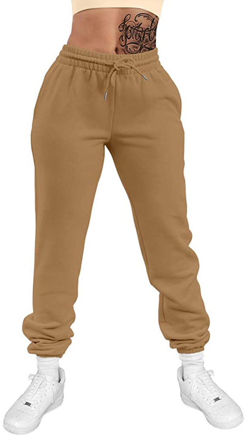 GOKATOSAU Women'S Sexy Lounge Stretch Casual Jogger Drawstring Sweatpants with Pockets Apparel & Accessories > Clothing > Activewear Kylie Max