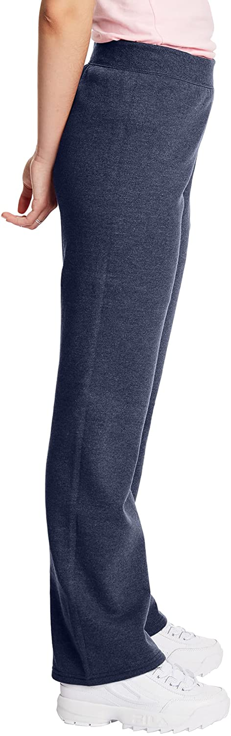 Hanes Women'S Ecosmart Open Bottom Leg Sweatpants Apparel & Accessories > Clothing > Underwear & Socks > Lingerie Hanes