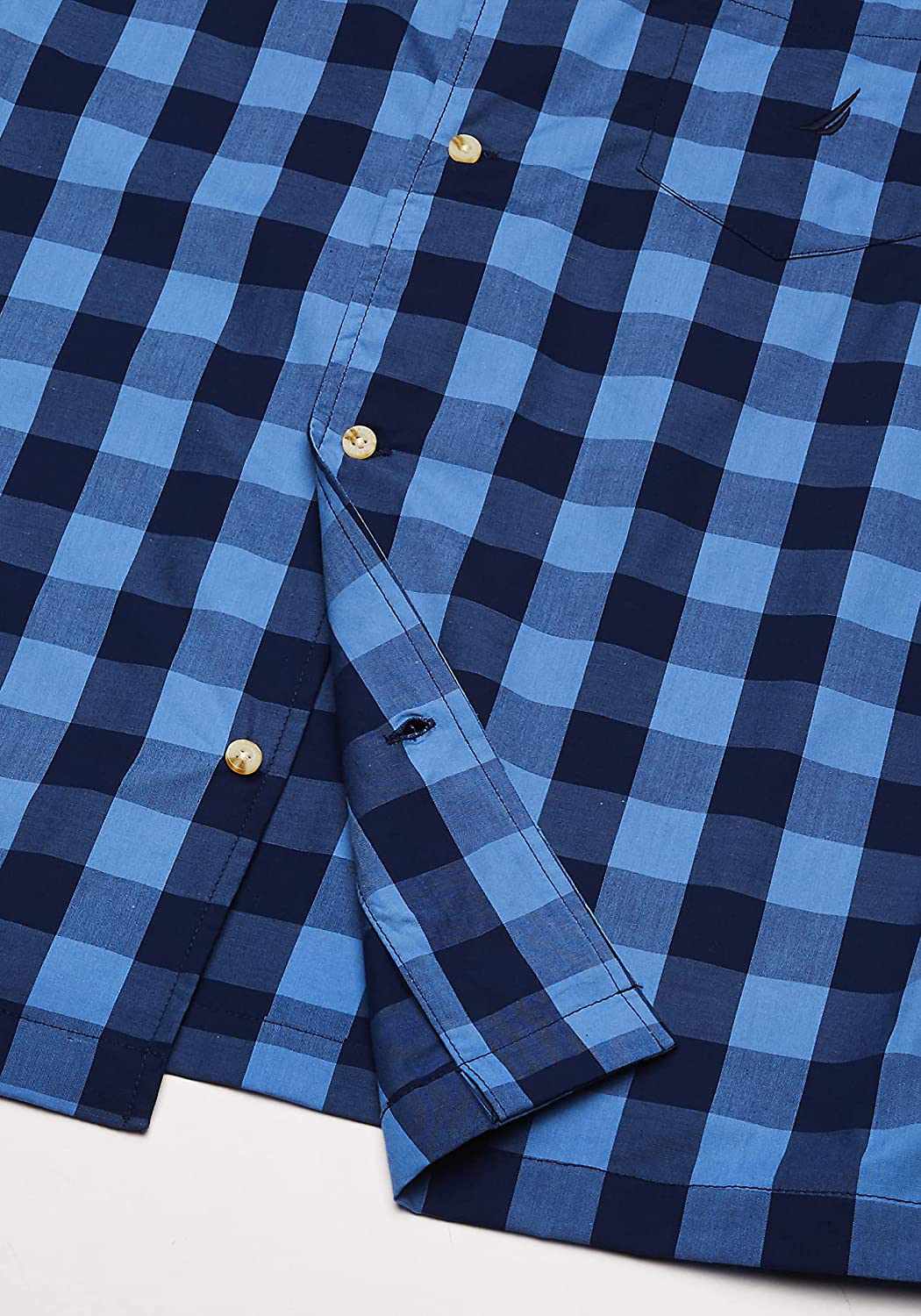 Nautica Men'S Short Sleeve 100% Cotton Soft Woven Button down Pajama Top Apparel & Accessories > Clothing > Sleepwear & Loungewear > Pajamas Kylie Max