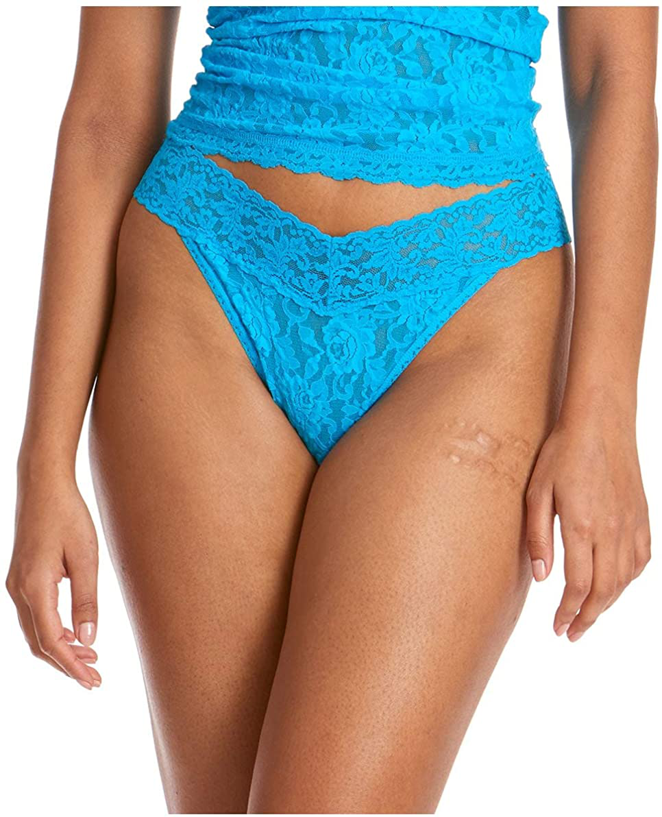 hanky panky Women's Signature Lace Original Rise Thong Apparel & Accessories > Clothing > Underwear & Socks > Underwear hanky panky