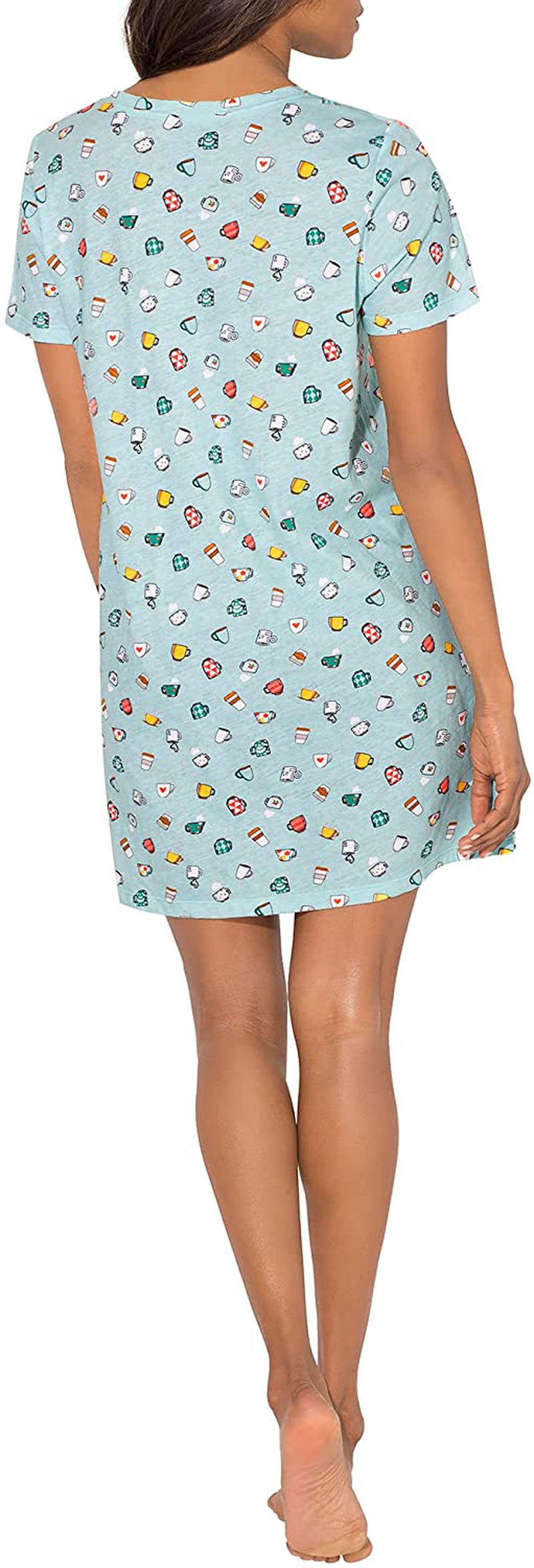 Smart & Sexy Women'S V-Neck Oversized Sleep Shirt Apparel & Accessories > Clothing > Sleepwear & Loungewear > Nightgowns Kylie Max