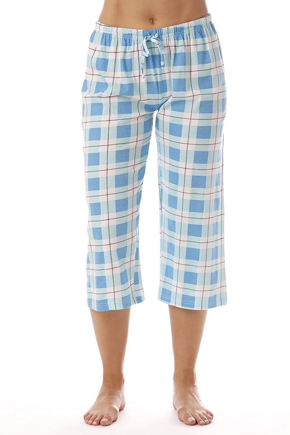 Just Love 100% Cotton Women Pajama Capri Pants Sleepwear Apparel & Accessories > Clothing > Sleepwear & Loungewear > Pajamas Kylie Max