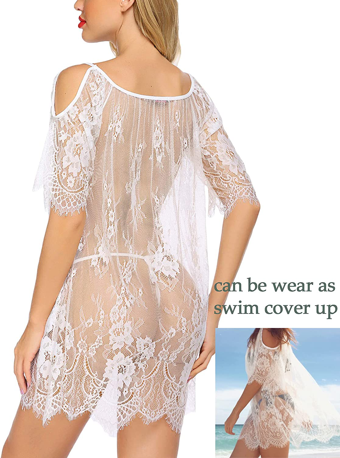 Avidlove Women Chemises Lace Smock Lingerie Mini Babydoll Lingerie Sleepwear S-4XL Apparel & Accessories > Clothing > Underwear & Socks > Lingerie Kylie Max