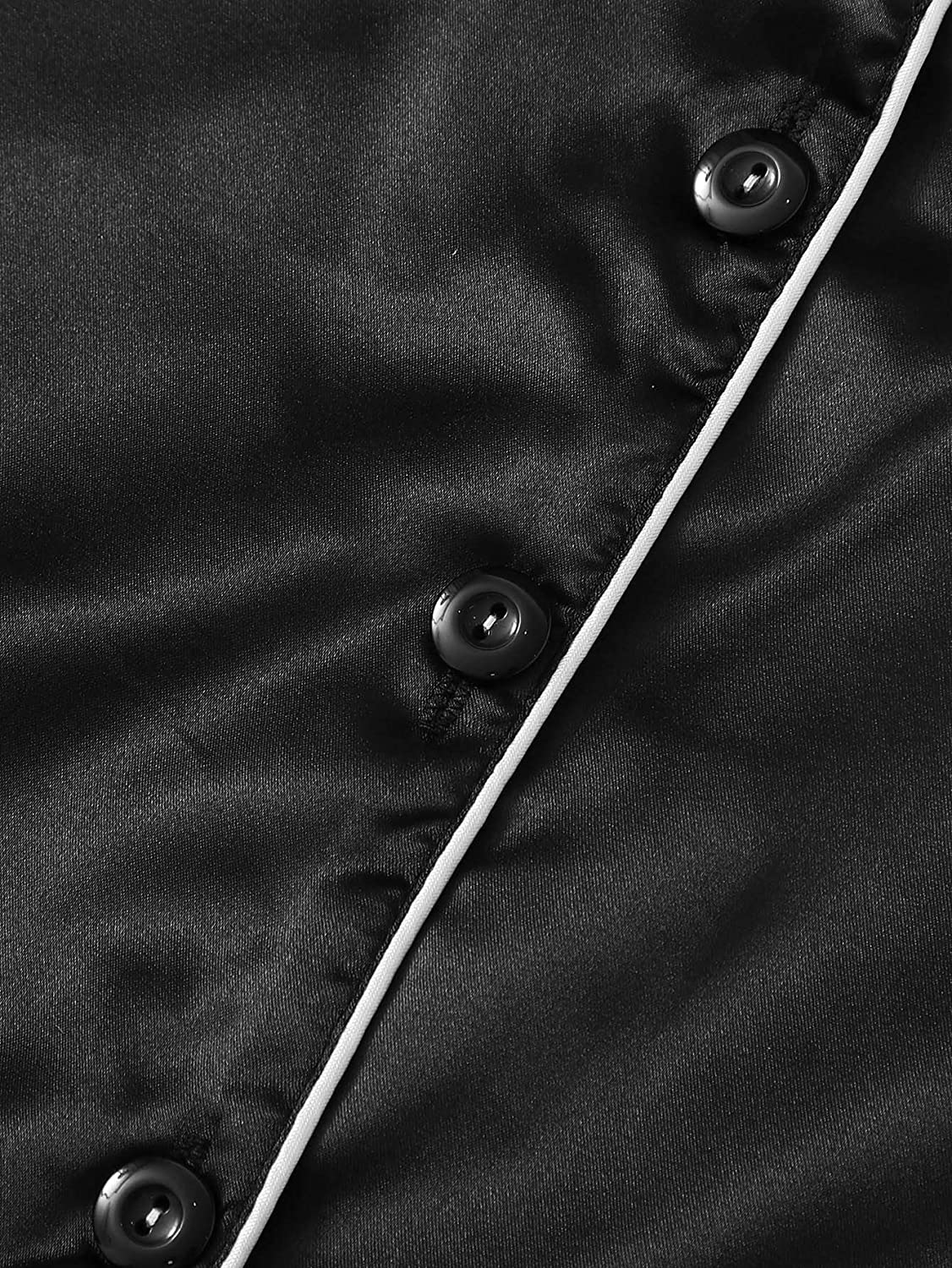 SweatyRocks Women's Short Sleeve Sleepwear Button Down Satin 2 Piece Pajama Set Apparel & Accessories > Clothing > Sleepwear & Loungewear > Pajamas SweatyRocks