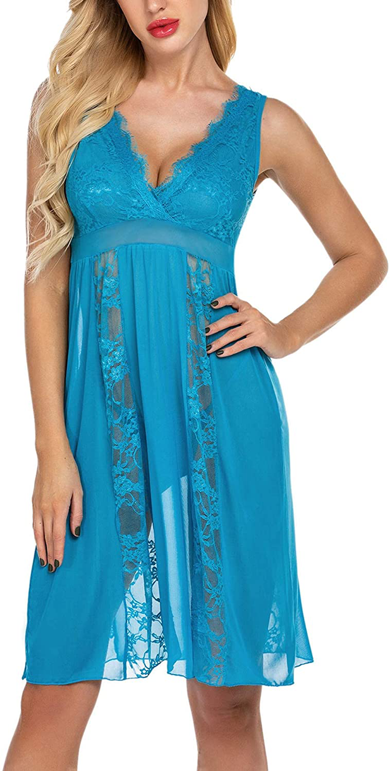 Avidlove Babydoll Lingerie for Women Sexy Nightgowns for Bride Lace Chemise Lingerie Nighty Apparel & Accessories > Clothing > Underwear & Socks > Lingerie Kylie Max