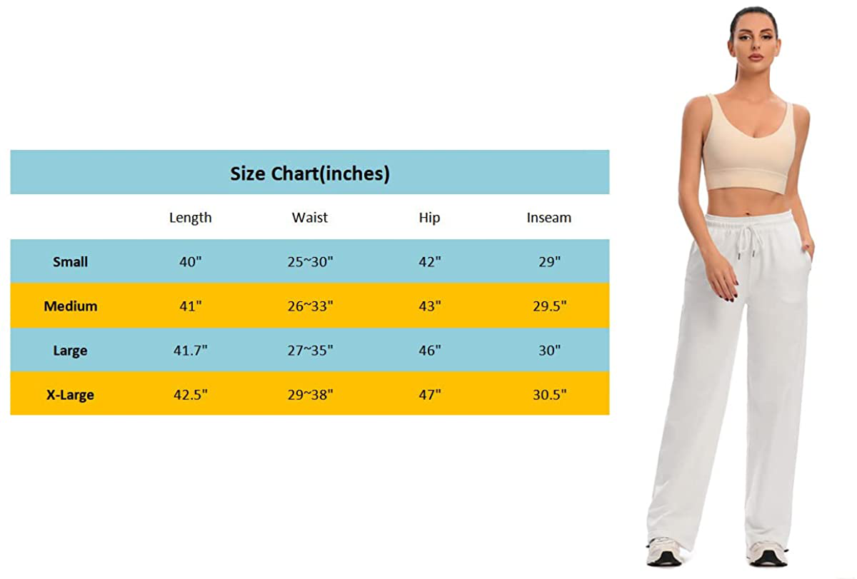Cakcton Women'S Sweatpants with Pockets Joggers High Waisted Loose Workout Yoga Lounge Drawstring Active Casual Sports Pants Apparel & Accessories > Clothing > Activewear Kylie Max