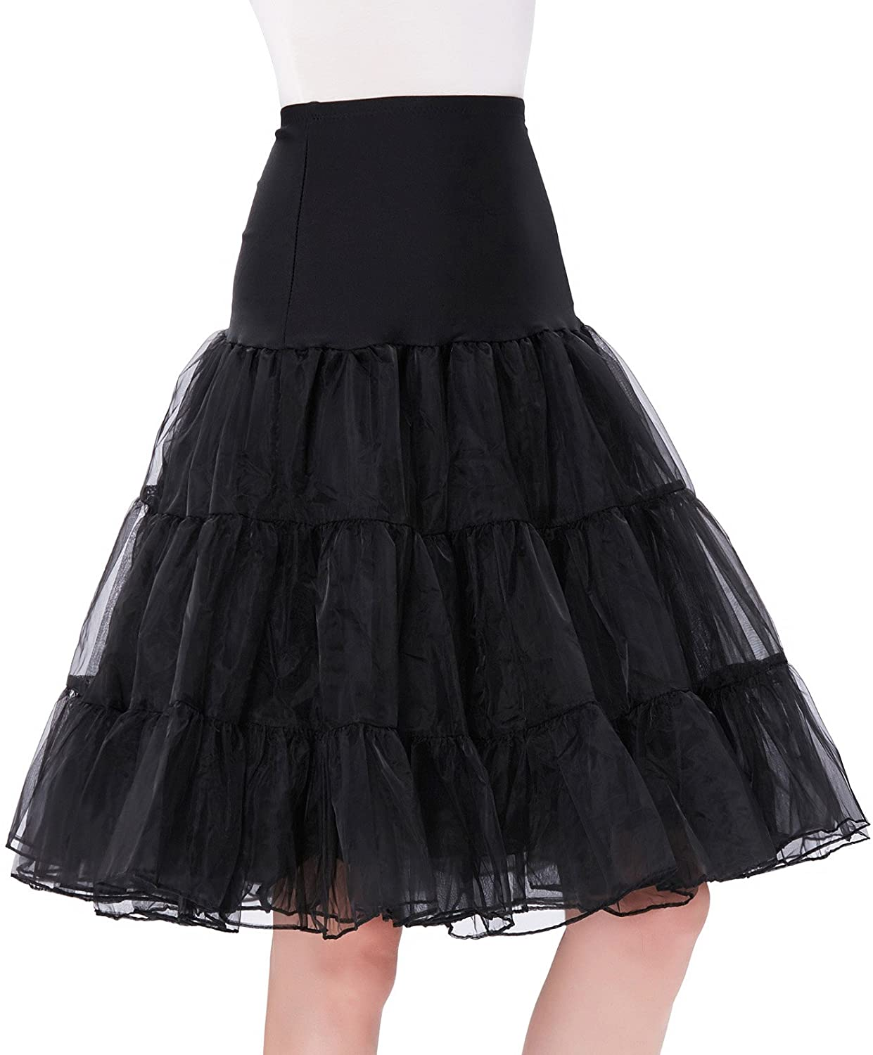 GRACE KARIN Women 50S Petticoat Skirts Tutu Crinoline Underskirt CL008922 Apparel & Accessories > Clothing > Underwear & Socks > Shapewear GRACE KARIN