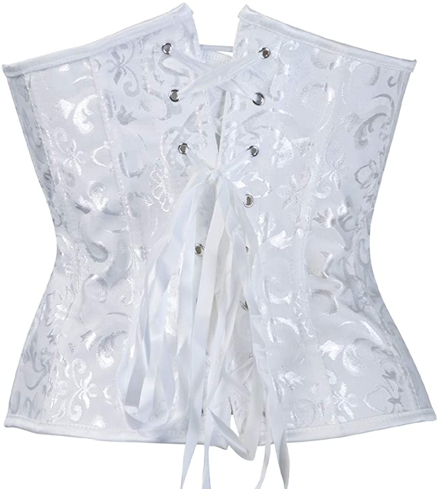Frawirshau Women'S 9427 Lace up Boned Underbust Waist Trainer Corset Apparel & Accessories > Clothing > Underwear & Socks > Lingerie frawirshau
