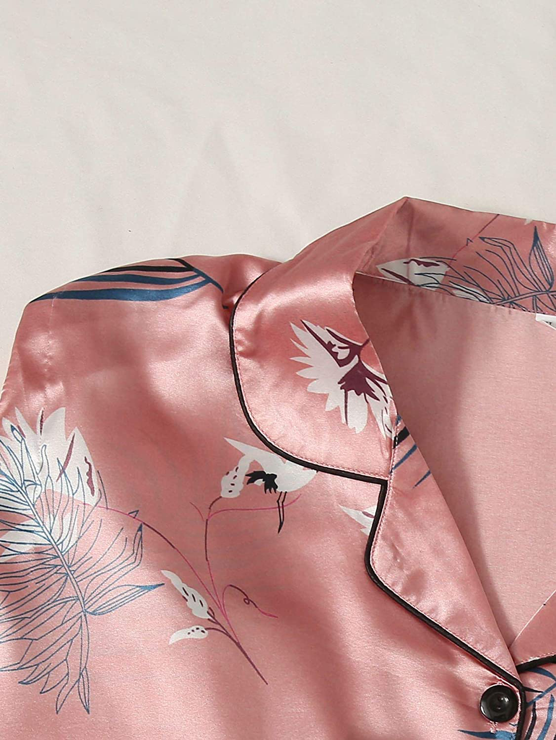 Shein Women'S plus Size Sleepwear 7Pcs Satin Pajama Sets Cami Shorts Loungewear Apparel & Accessories > Clothing > Sleepwear & Loungewear Kylie Max