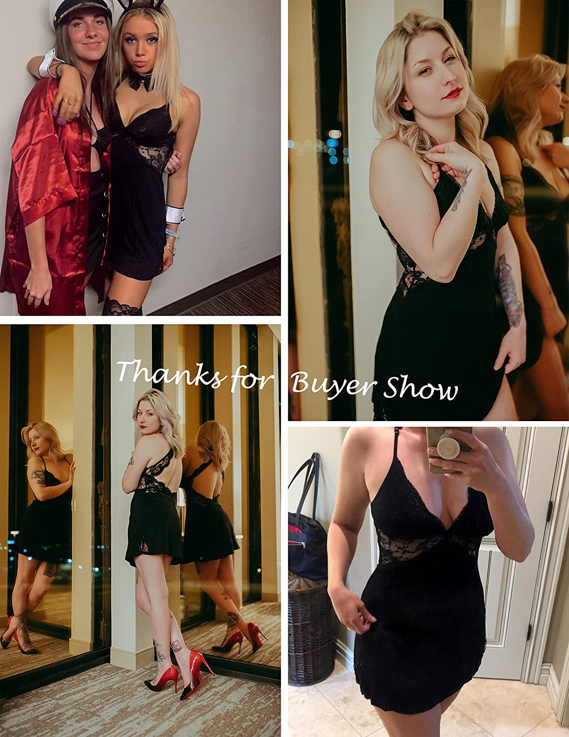 Avidlove Women Lingerie Lace Chemise Sleepwear Babydoll Teddy Lingerie Apparel & Accessories > Clothing > Underwear & Socks > Lingerie Kylie Max