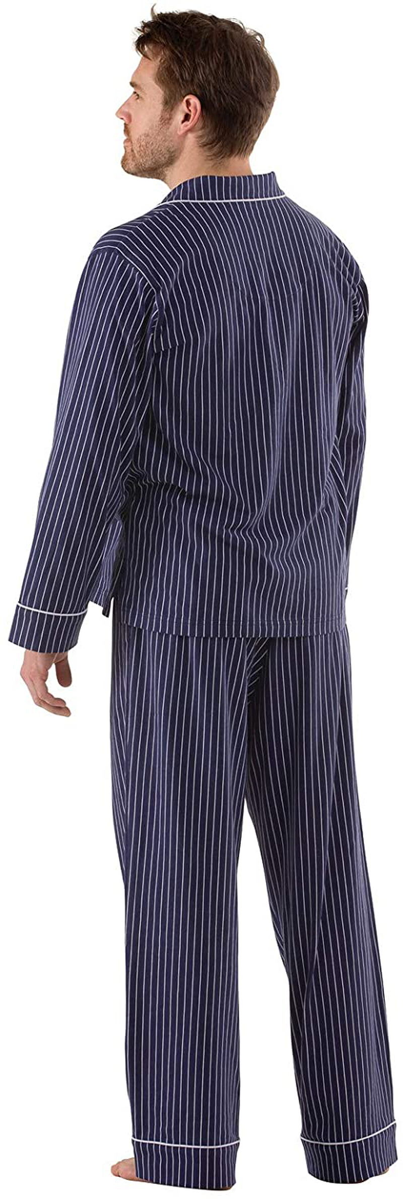 Pajamagram Classic Mens Pajamas Cotton - Men Pajamas Set Apparel & Accessories > Clothing > Sleepwear & Loungewear > Pajamas Kylie Max