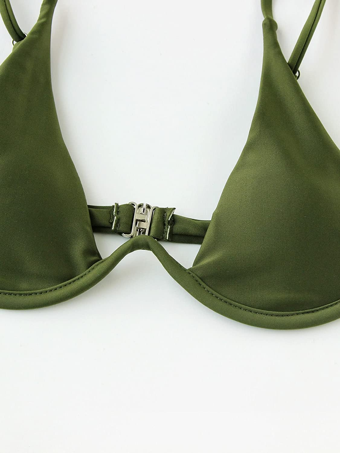 Verdusa Women'S Sexy Triangle Bathing Two Pieces Swimsuit Bikini Set Apparel & Accessories > Clothing > Underwear & Socks > Underwear Verdusa