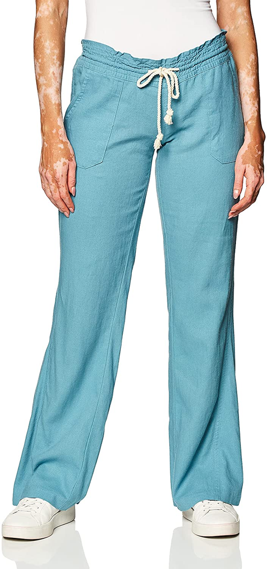 Roxy Women'S Oceanside Pant Apparel & Accessories > Clothing > Underwear & Socks > Underwear Roxy Adriatic Blue Exc Medium
