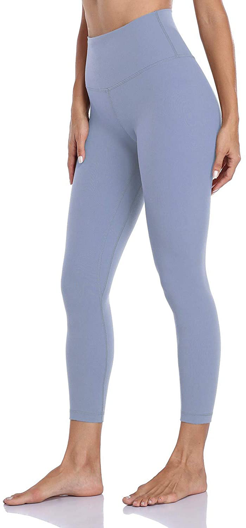 HeyNuts Hawthorn Athletic Essential II 7/8 Legging Women's High Waisted Yoga Pants Active Ankle Legging-25'' Apparel & Accessories > Clothing > Activewear HeyNuts Tempest Blue_25'' Ⅱ Medium