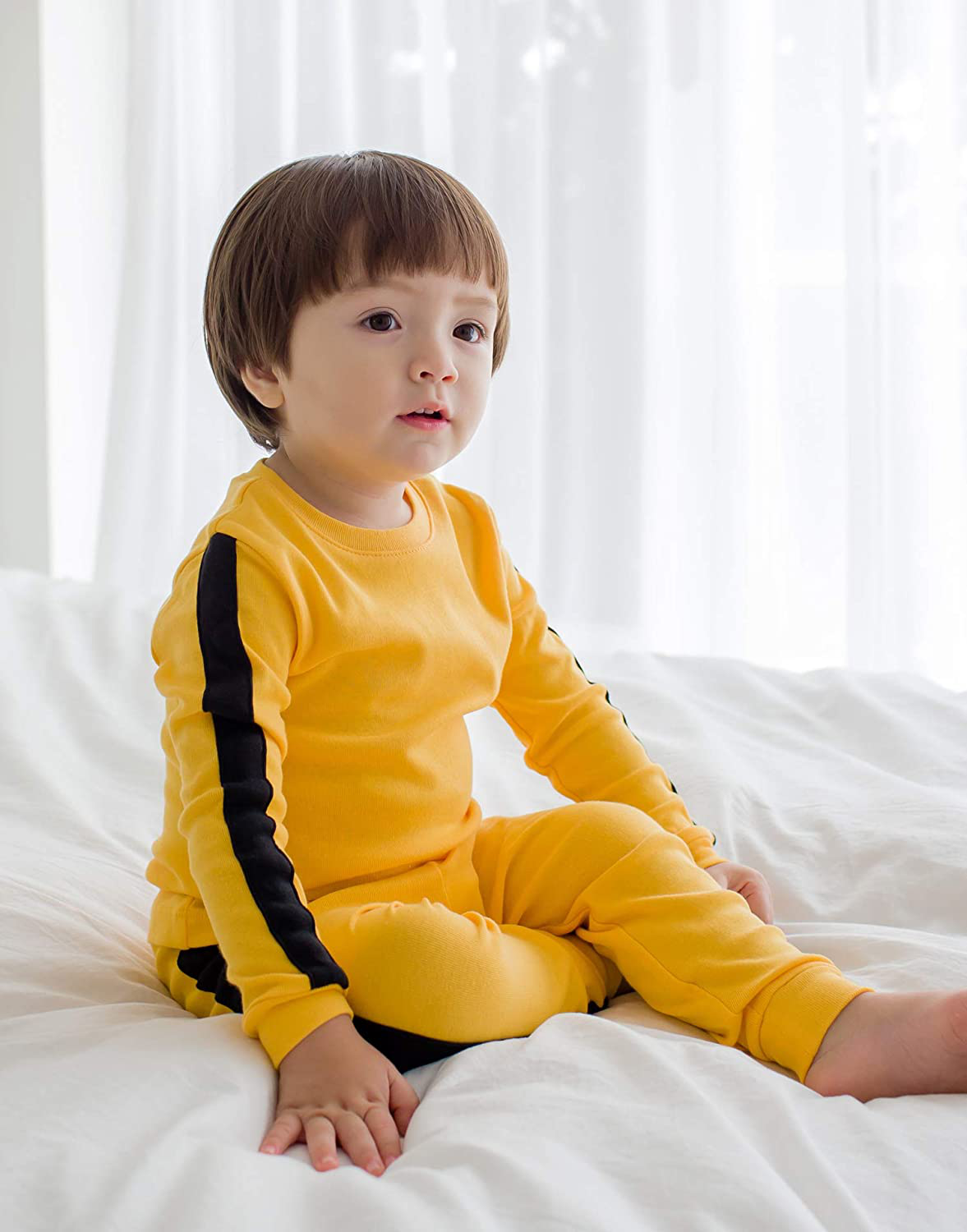 VAENAIT BABY Toddler Kids Boys Girls 100% Cotton Jaws Truck Dino Snug Fit Sleepwear Pajama Pjs Set Apparel & Accessories > Clothing > Sleepwear & Loungewear > Pajamas Kylie Max