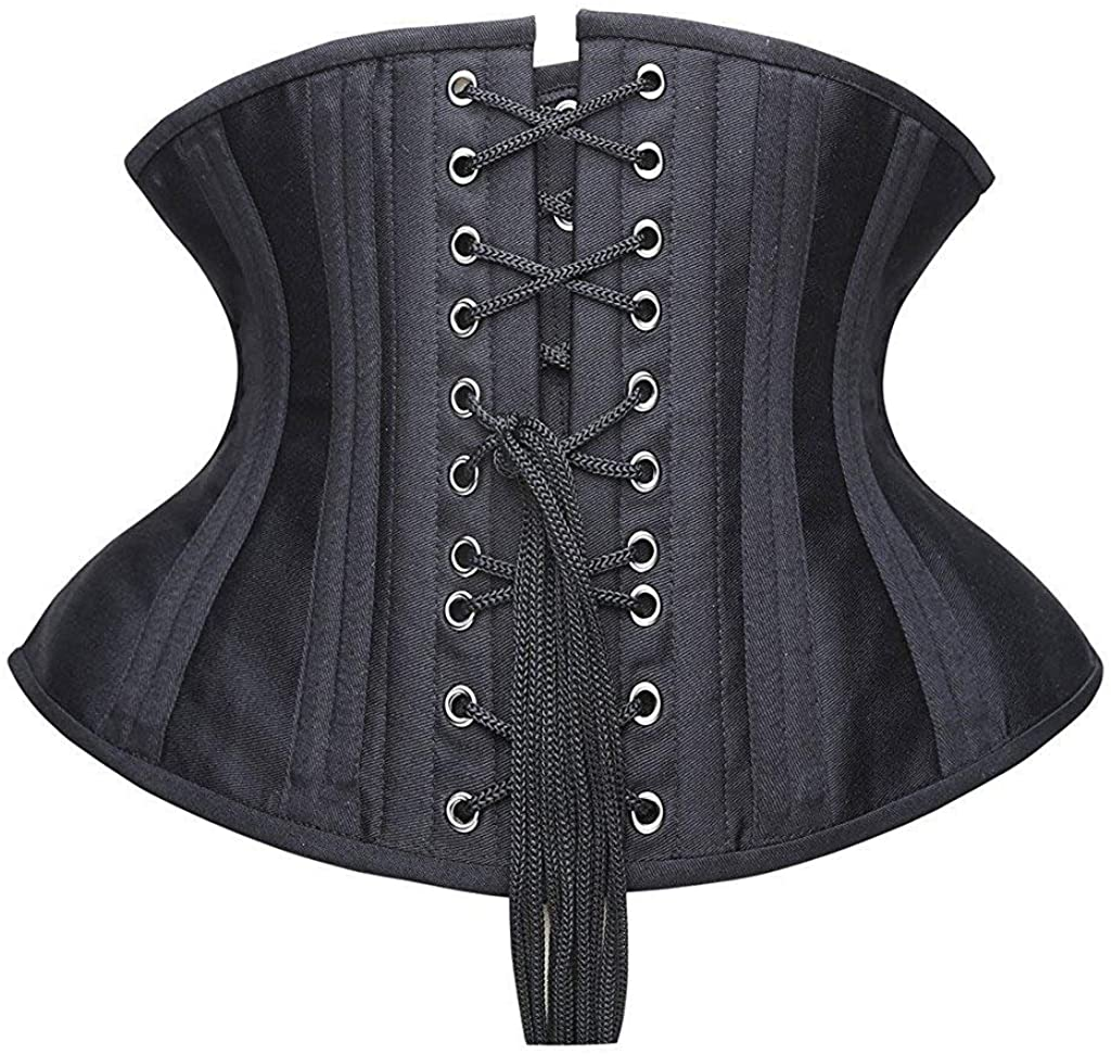 SHAPERX Women'S Heavy Duty Corset Double Steel Boned Waist Trainer Corsets Underbust Body Shaper Apparel & Accessories > Clothing > Underwear & Socks > Lingerie SHAPERX