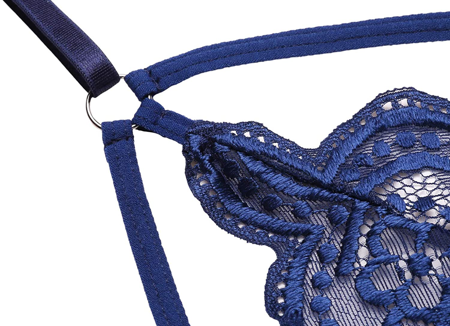 LOLLO VITA Women Lingerie Lace Bodysuit One Piece Babydoll Teddy Chemise Sleepwear Apparel & Accessories > Clothing > Underwear & Socks > Lingerie LOLLO VITA